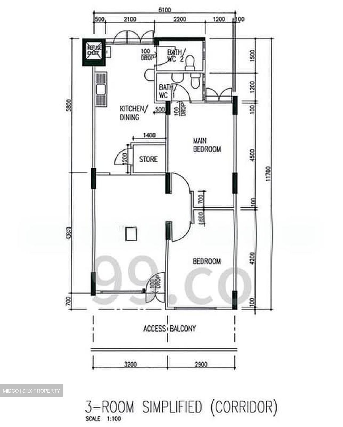 Blk 684 Hougang Avenue 8 (Hougang), HDB 3 Rooms #587181341